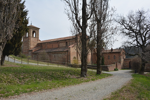 Lateral view of Vezzolano Abbey