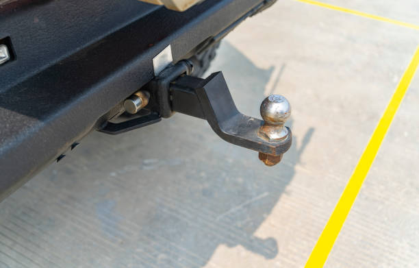 istock Tow hitch for towing a trailer of suv 1491743047