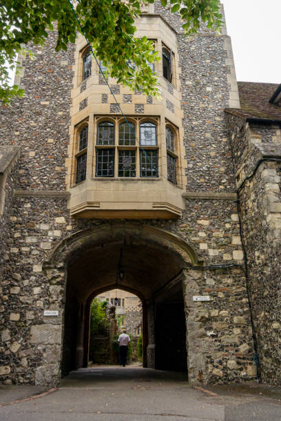 istock Cathedral buildings in Canterbury, Kent, UK 1491765291