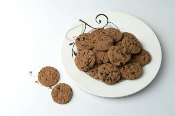 istock chocolate chip cookies on white background 1491767074