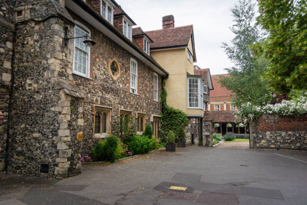 istock Cathedral buildings in Canterbury, Kent, UK 1491767994