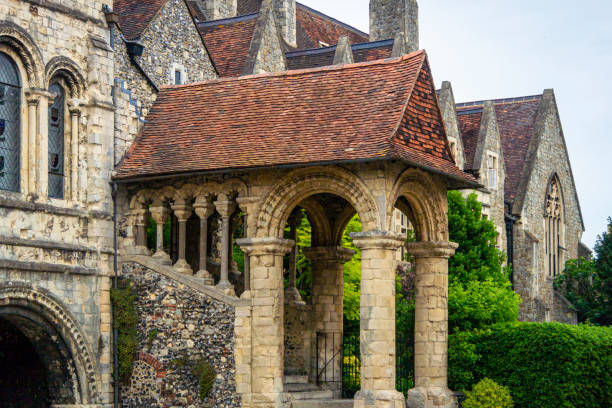istock Cathedral buildings in Canterbury, Kent, UK 1491774300