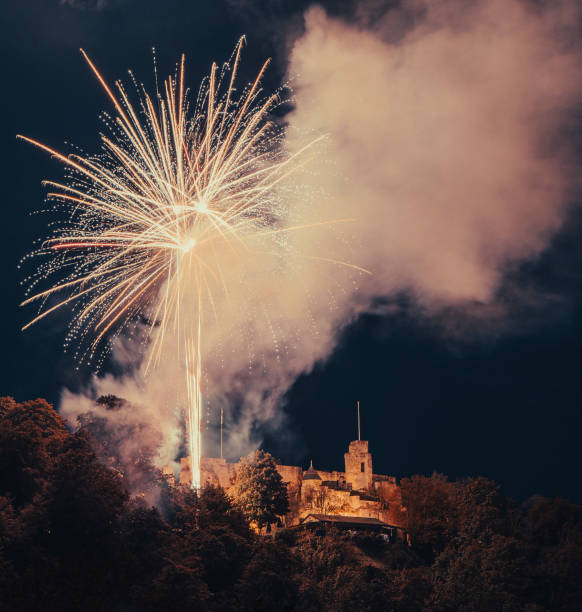 istock Fireworks in Landstuhl, Rhineland Palatinate 1491778865