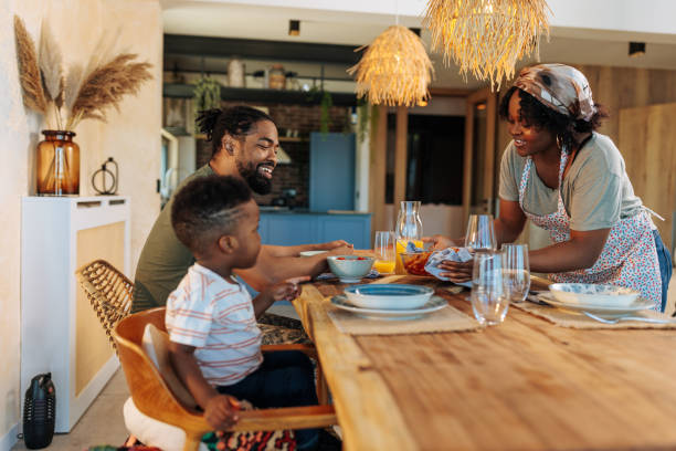 istock Family lunch at home. 1491795527