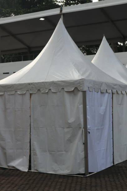 istock Event Tent Sahara White Beige Color 1491811810