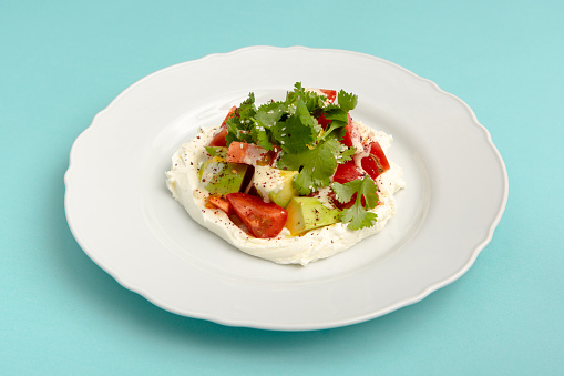 Greek salad with tomato