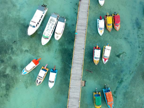 istock Speed boat on the dock or pier 1491824878