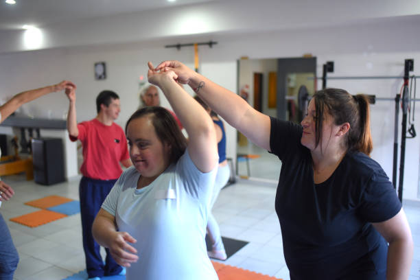 istock people doing zumba and dancing in a hall 1491829743