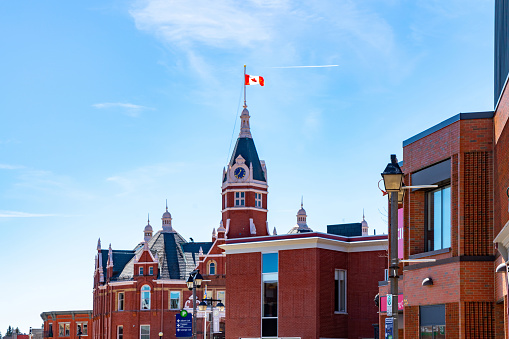 The view of Downie Srteet, Stratford, Canada.