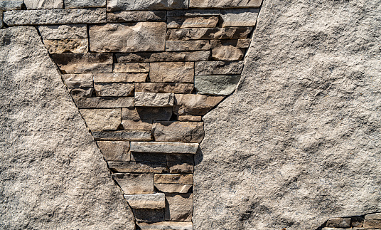 Flat stacked stone. Background and Texture for text or image.