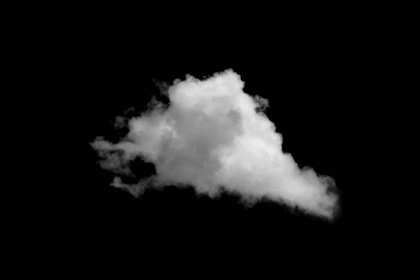 istock Cloud isolated on black background,Textured Smoke,Abstract black 1491855401