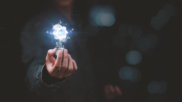 istock solution concept and demonstrating leadership strategies ,ideas ,thought process ,innovation and brain power from brainstorming ,Connecting creativity with modern technology ,ideas and innovation 1491856439