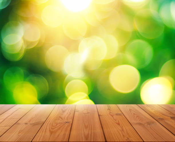 istock Wooden floor  on bokeh 1491866511