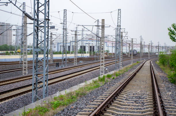 istock Close up of Railway in china 1491867559