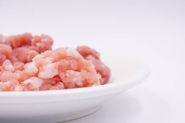 istock Freshly minced pork with a 50:50 fat and meat ratio 1491882702
