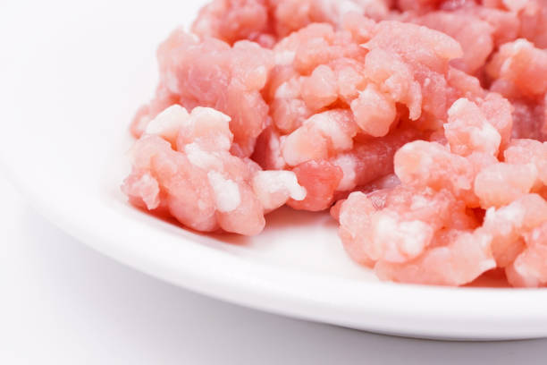 istock Freshly minced pork with a 50:50 fat and meat ratio 1491882704