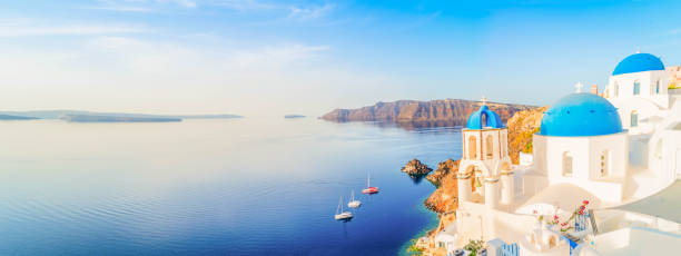 istock white belfries Santorini island, Greece 1491883318