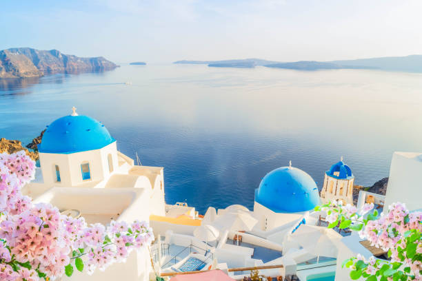 istock white belfries Santorini island, Greece 1491883331