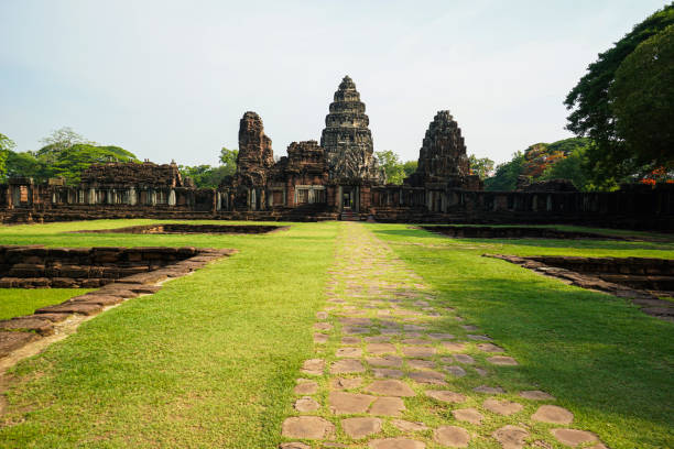 istock Phimai Stone castle Historical Park. 1491887692