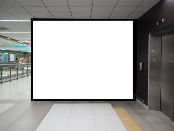 istock Blank billboard at the airport 1491891330