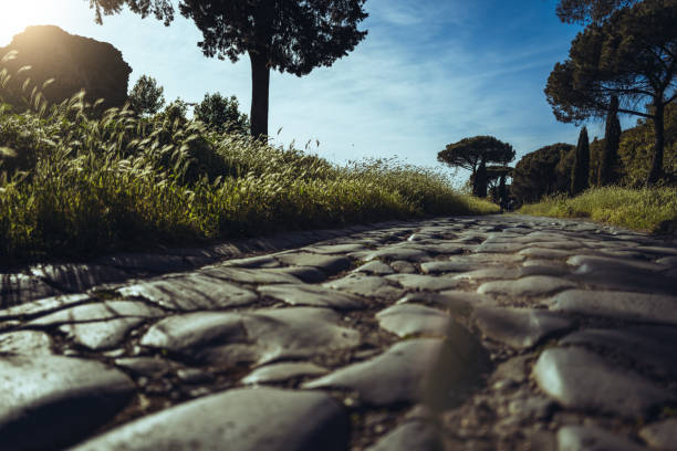 istock Back to the ancient Rome: the Appian Way 1491894067