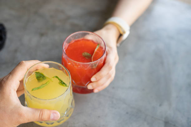 istock Toasting with fresh homemade lemonade 1491894251