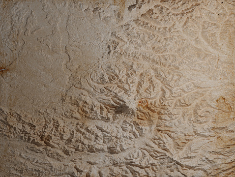 Topographic relief in 3d Mount Rainer