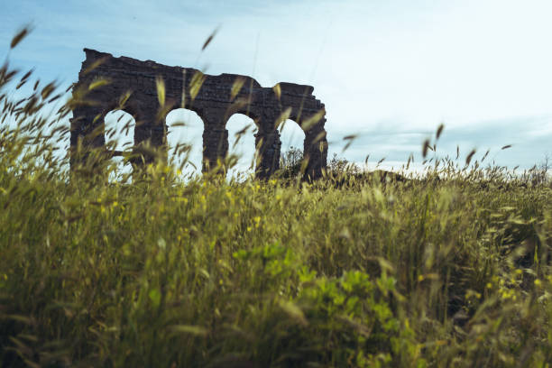 istock The Roman Aqueduct along the Appian Way 1491896166
