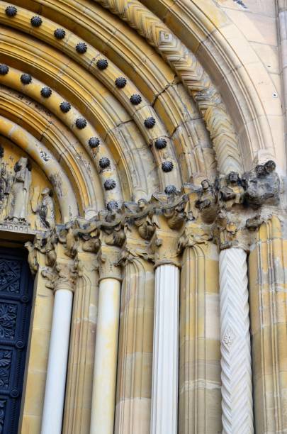 istock Bamberg Cathedral, a late Romanesque building with four towers 1491927357