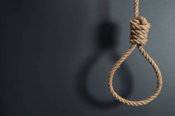 istock loop of rope for hanging. death penalty, suicide concept 1491945212