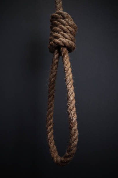 istock loop of rope for hanging. death penalty, suicide concept 1491945243