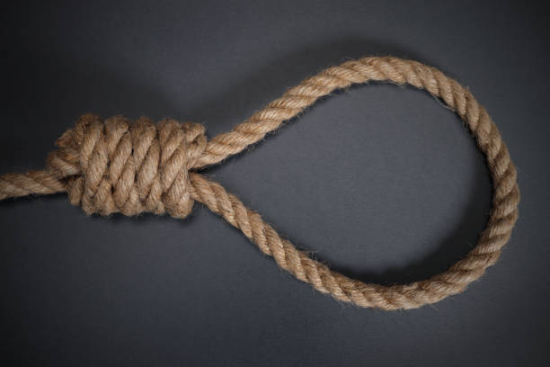 istock rope noose for hanging on a gray background 1491945550