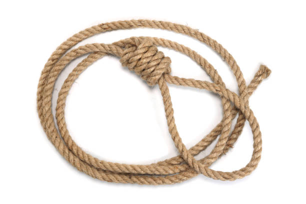 istock Lynch rope noose for hanging isolated on white 1491945802