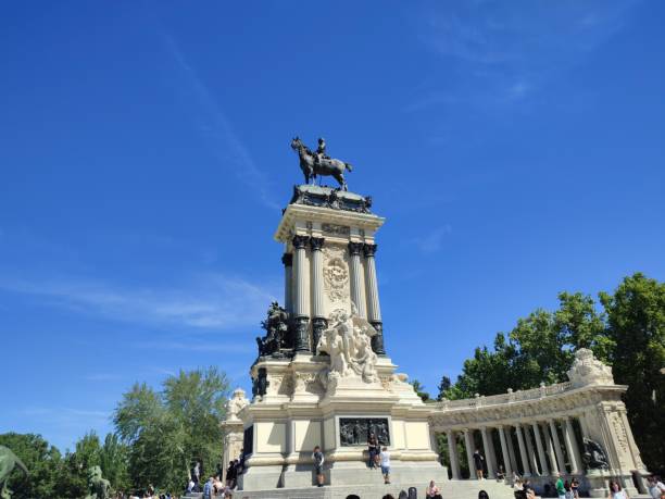 istock Monument to Alfonso XII in Madrid, El Retiro Park 1491948339