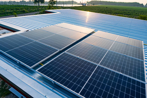 istock View of the solar module(solar panel) on rooftop, alternative electricity source, this is the solar panel mono type, Photovoltaic module idea for clean energy production to protect the environment. 1491956439