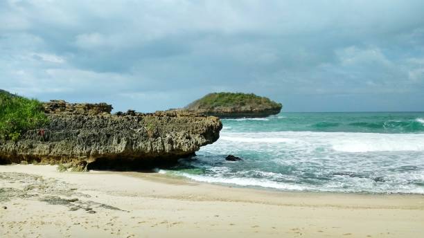 istock Beautiful landscape Srau beach in Pacitan East Java Indonesia 1491974424
