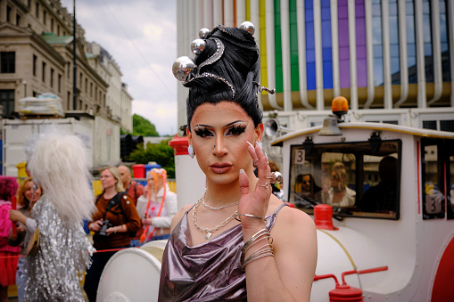 Drag Queen at the Gay Pride Brussels