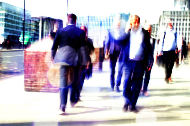 istock FINANCE. Business on Move. Rush hour in financial district. 1491993579