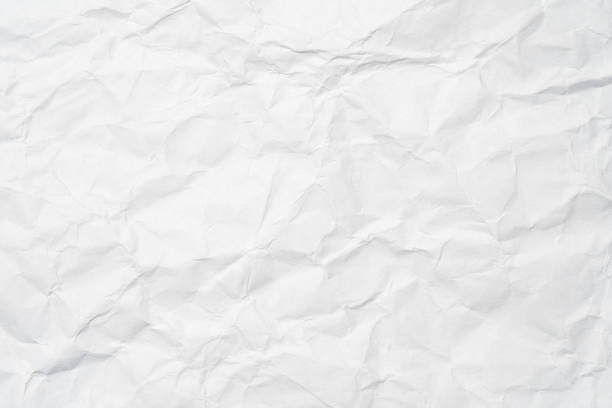 istock Closeup of white crumpled paper for texture background. 1491996218
