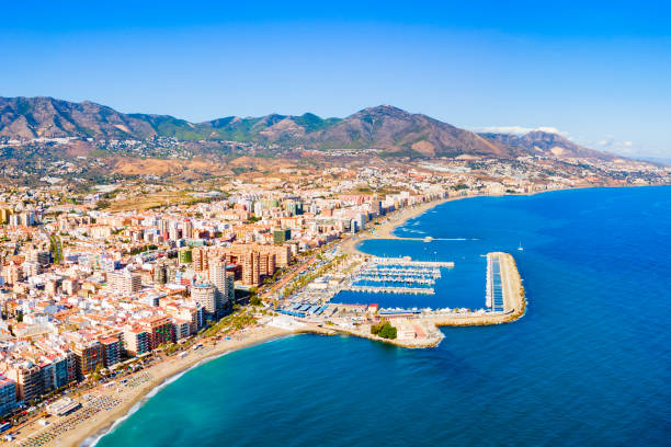 istock Fuengirola city beach and port aerial panoramic view 1491999772