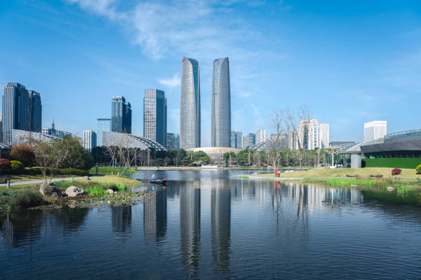 istock Chengdu Financial City 1492002422