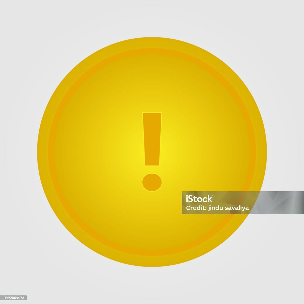 Excimation Point Vector Yellow Exclamation Point Squared Vector Stock Illustration - Download ...
