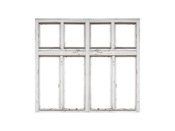 istock White wooden window with four sashes isolated on white background 1492009371