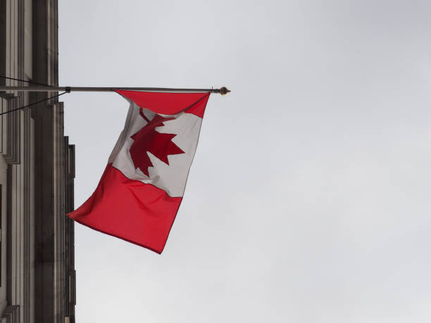istock Canadian flag of Canada 1492012279