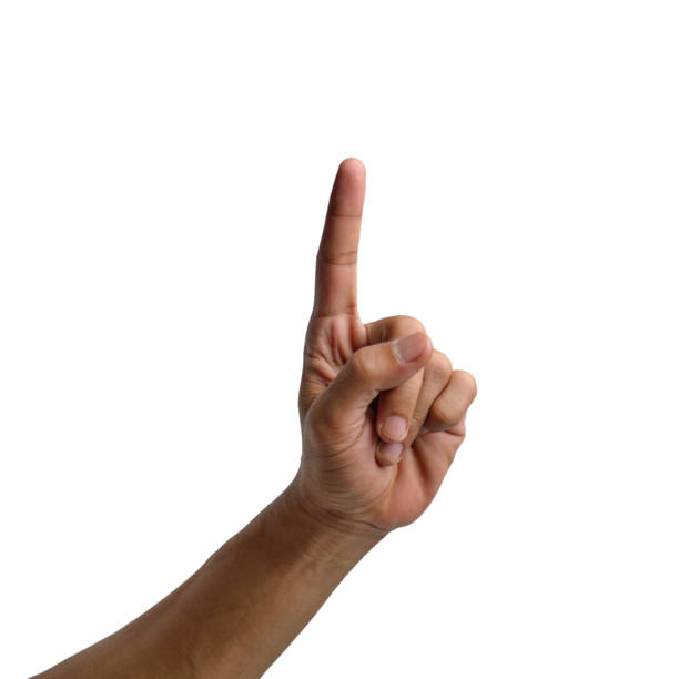istock Man's Hands in Various Poses on Transparent or White Background 1492016171