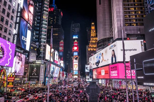 istock Times Square in New York at Christmas Eve 1492016497