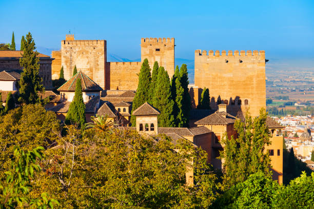 istock The Alhambra aerial panoramic view in Granada, Spain 1492021497