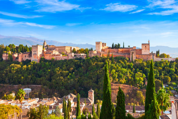 istock The Alhambra aerial panoramic view in Granada, Spain 1492021602