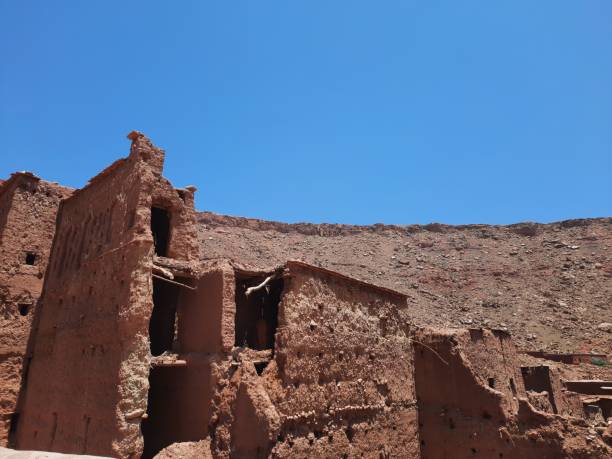 istock A blue sky on a sunny day and old buildings 1492026306