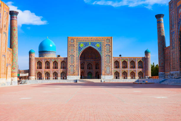 istock Registan ancient city in Samarkand, Uzbekistan 1492029441